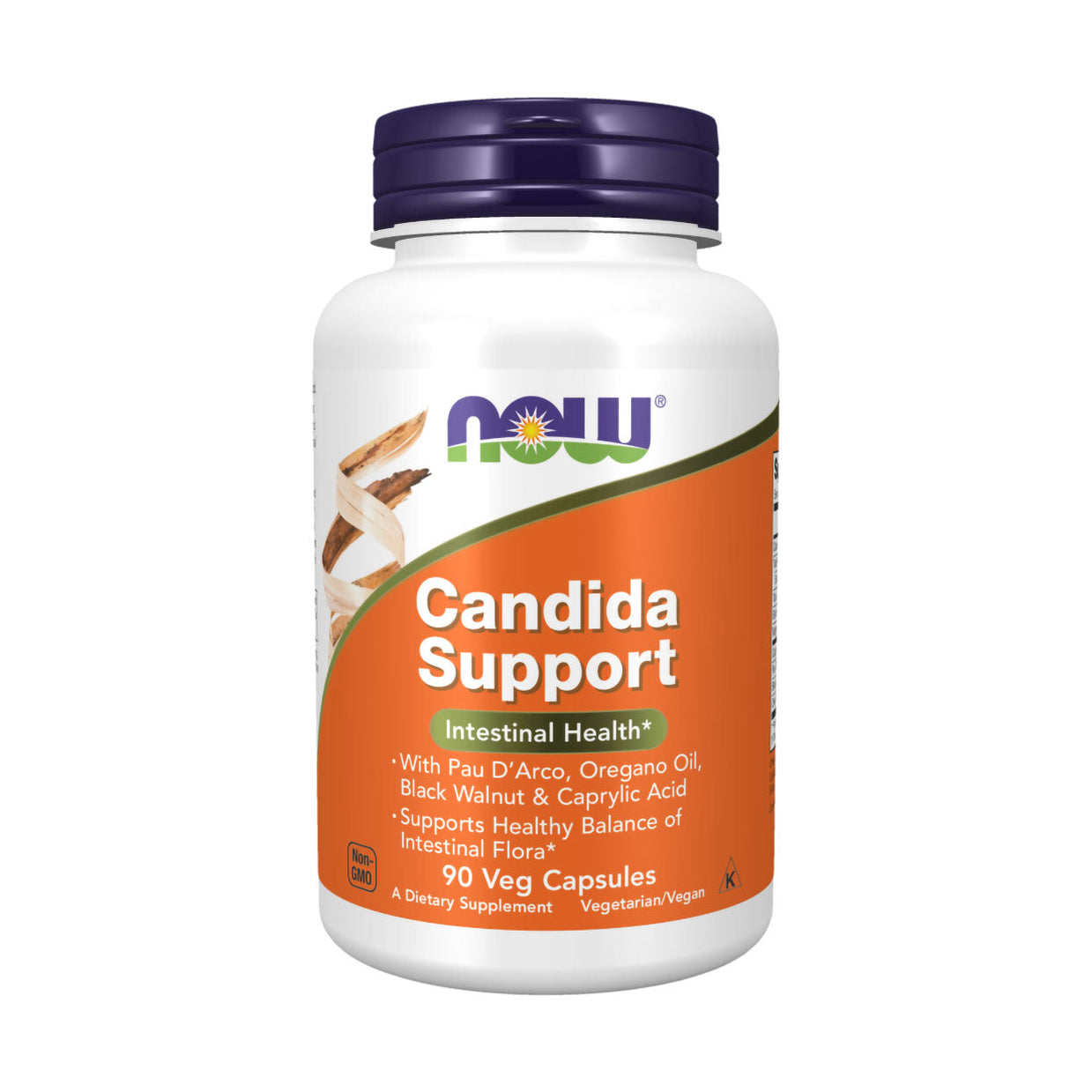 NOW Candida Support - 90 Gemüsekapseln - Darmgesundheit