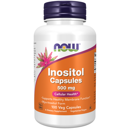 NOW Inositol 500 mg 100 Gemüsekapseln