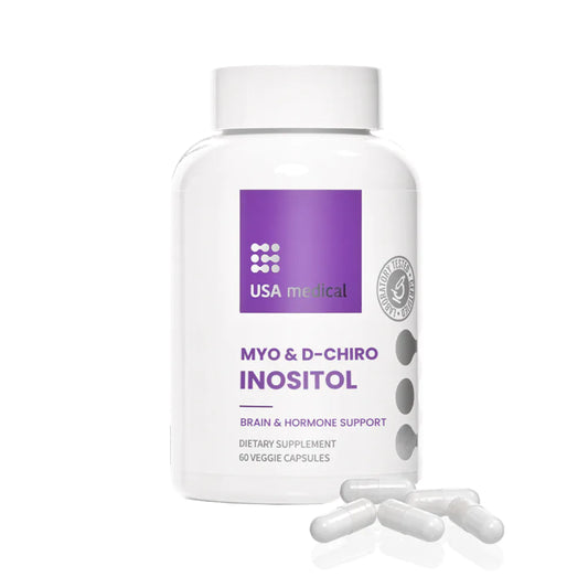 USA Medical Myo & D-Chiro-Inositol, 60 capsules